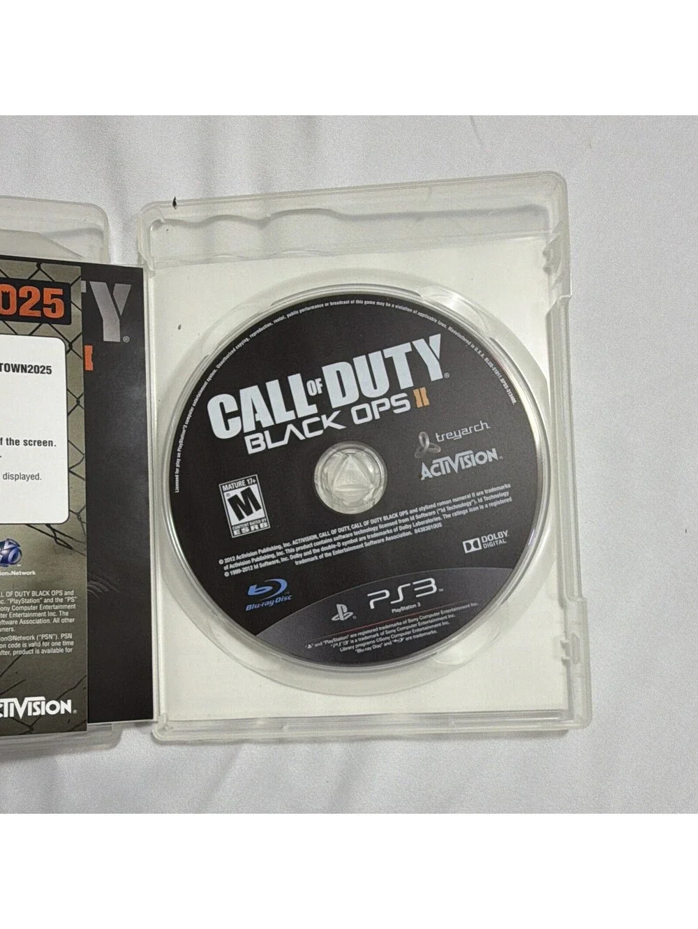 Activision Call of Duty: Black Ops II Sony PlayStation 3 Shooter M 2012 Online